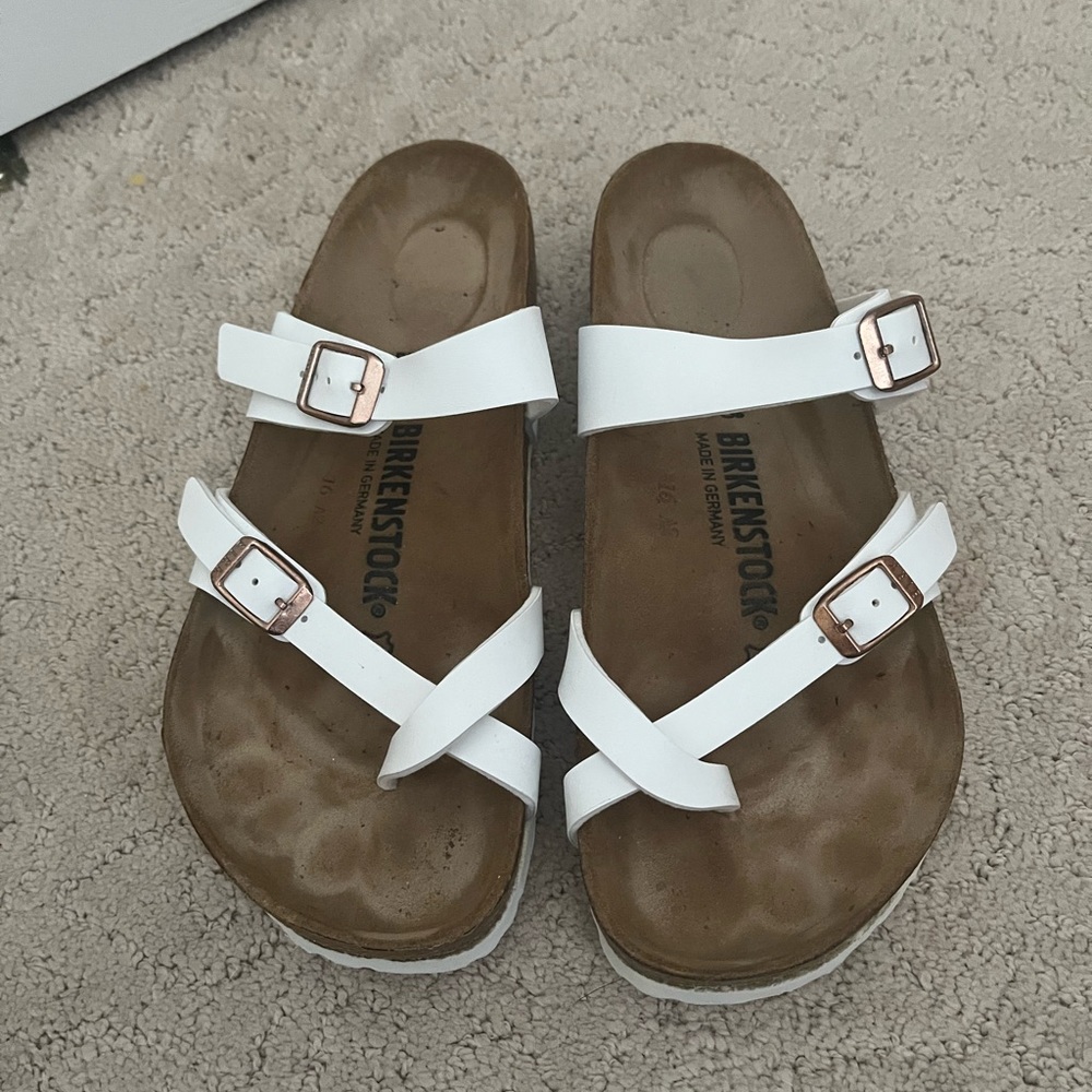 Birkenstock White Sandals